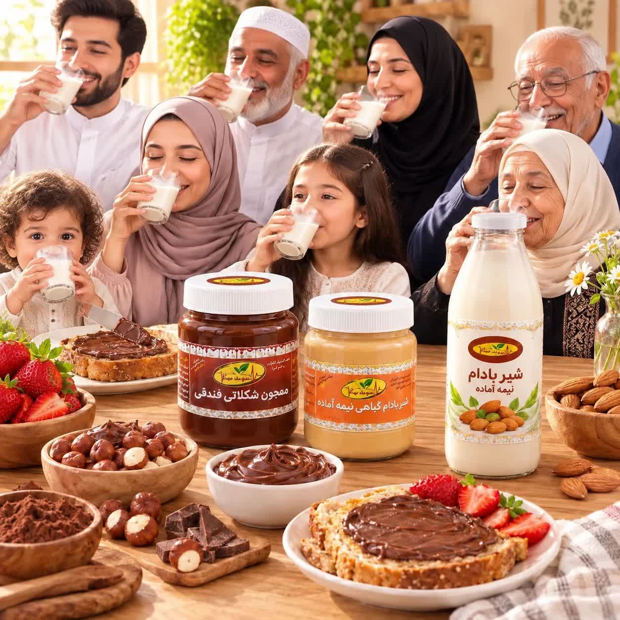 شیر بادام9